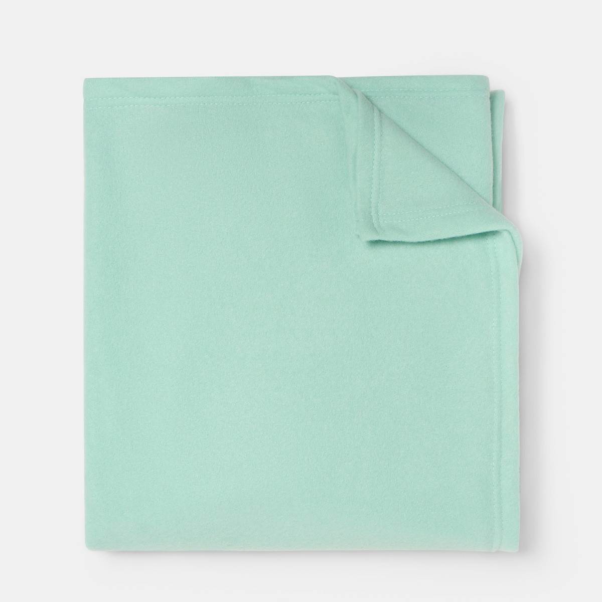 OHS Plain Fleece Throw, Mint - 120 x 150cm>