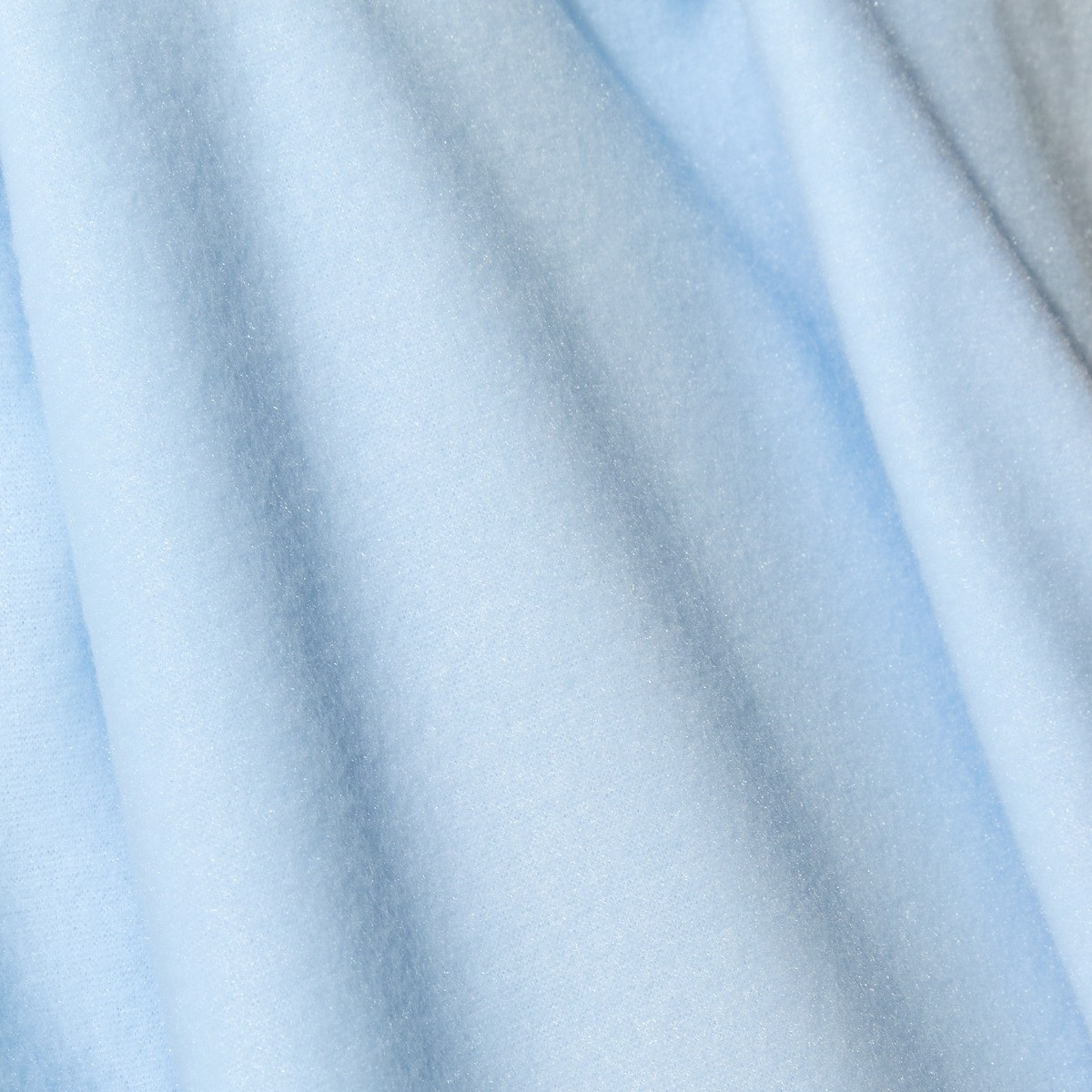 OHS Plain Fleece Throw, Baby Blue - 120 x 150cm>