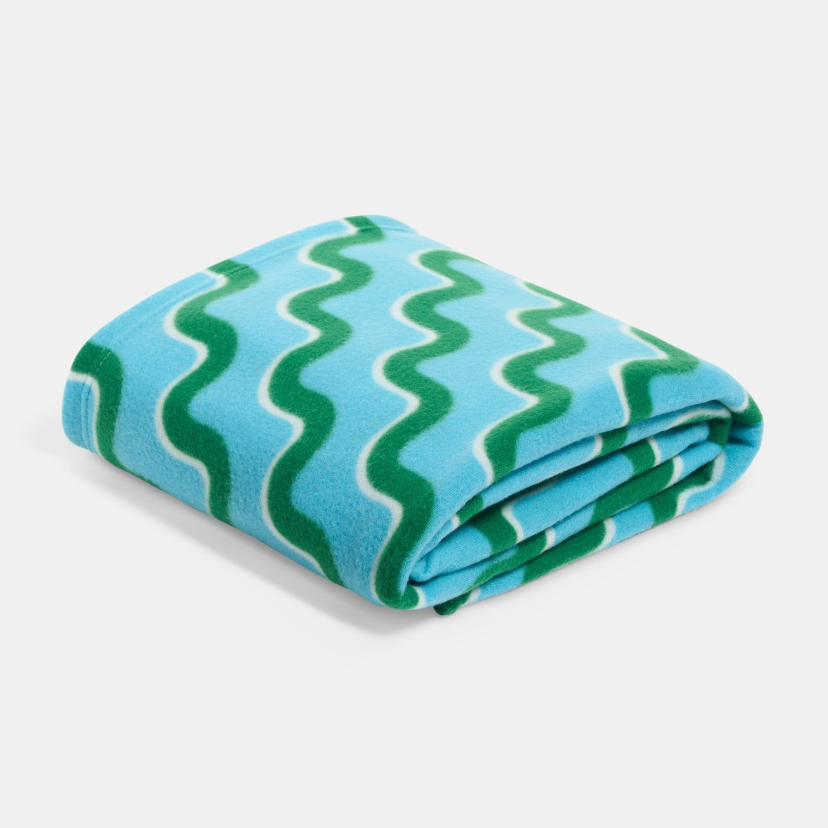 OHS Swirl Fleece Throw - Blue/Green>