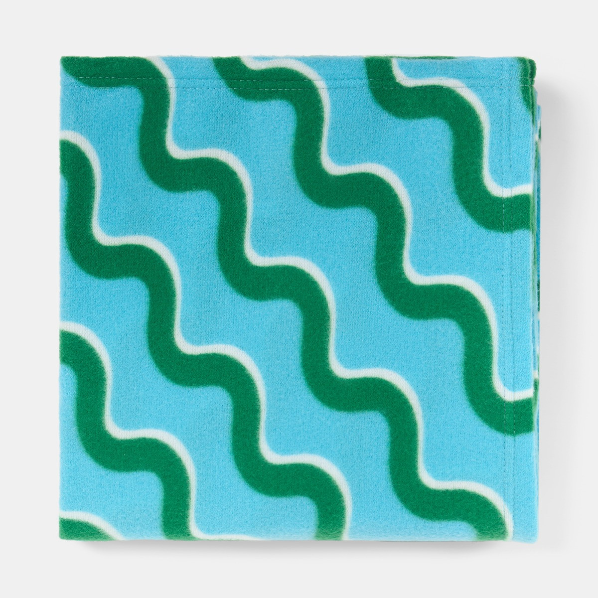 OHS Swirl Fleece Throw - Blue/Green>