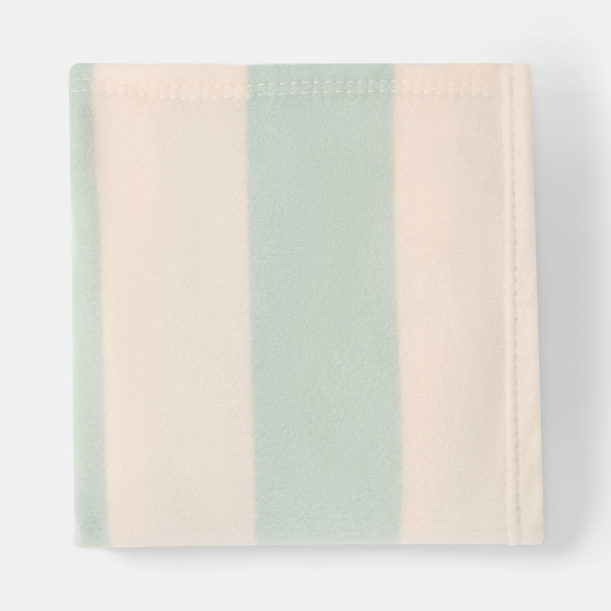 OHS Stripe Fleece Throw - Sage/Cream>