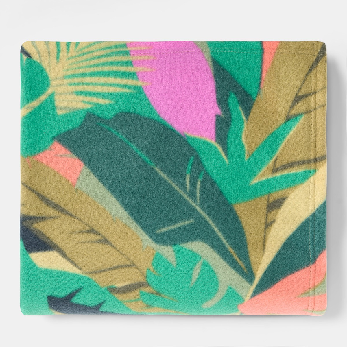 OHS Palm Print Fleece Throw - Green>