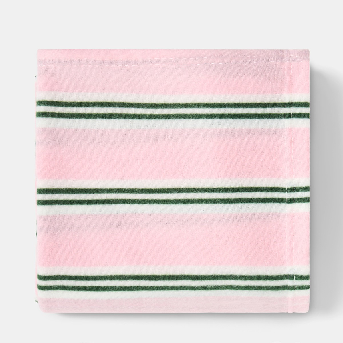 OHS Stripe Fleece Throw - Pink/Green>