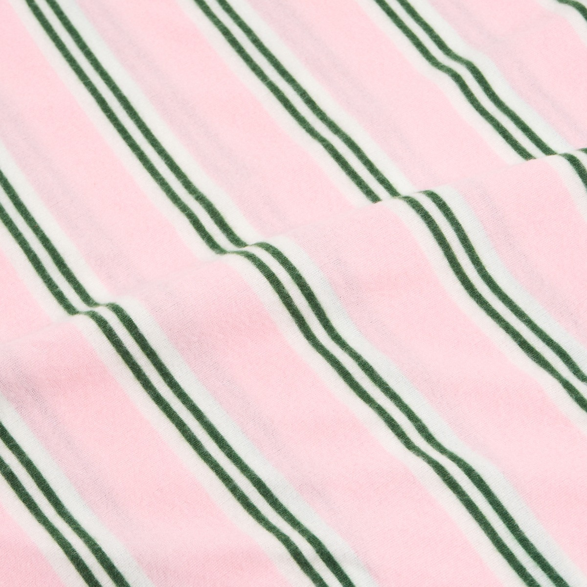 OHS Stripe Fleece Throw - Pink/Green>