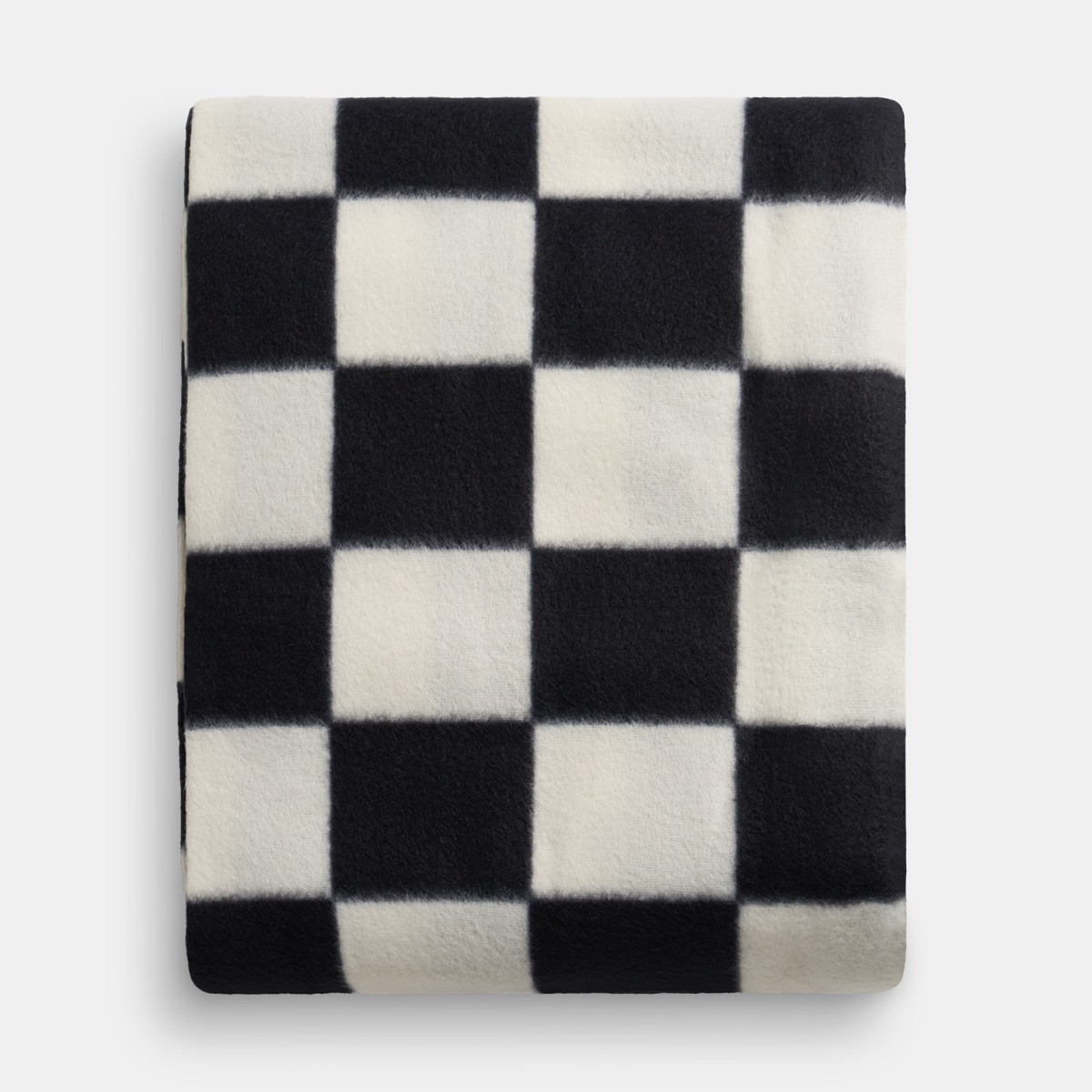 OHS Checkerboard Fleece Throw - Monochrome>