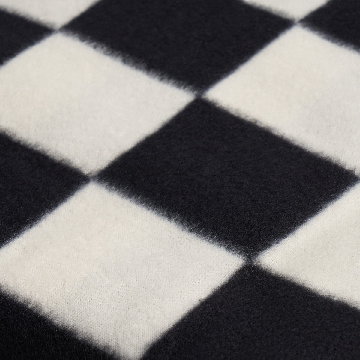 OHS Checkerboard Fleece Throw - Monochrome>