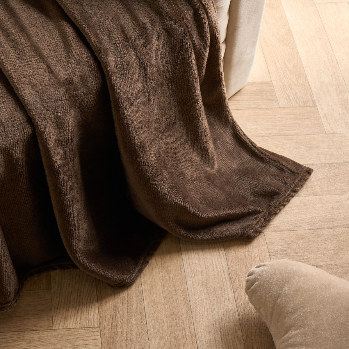 OHS Supersoft Throw - Chocolate>