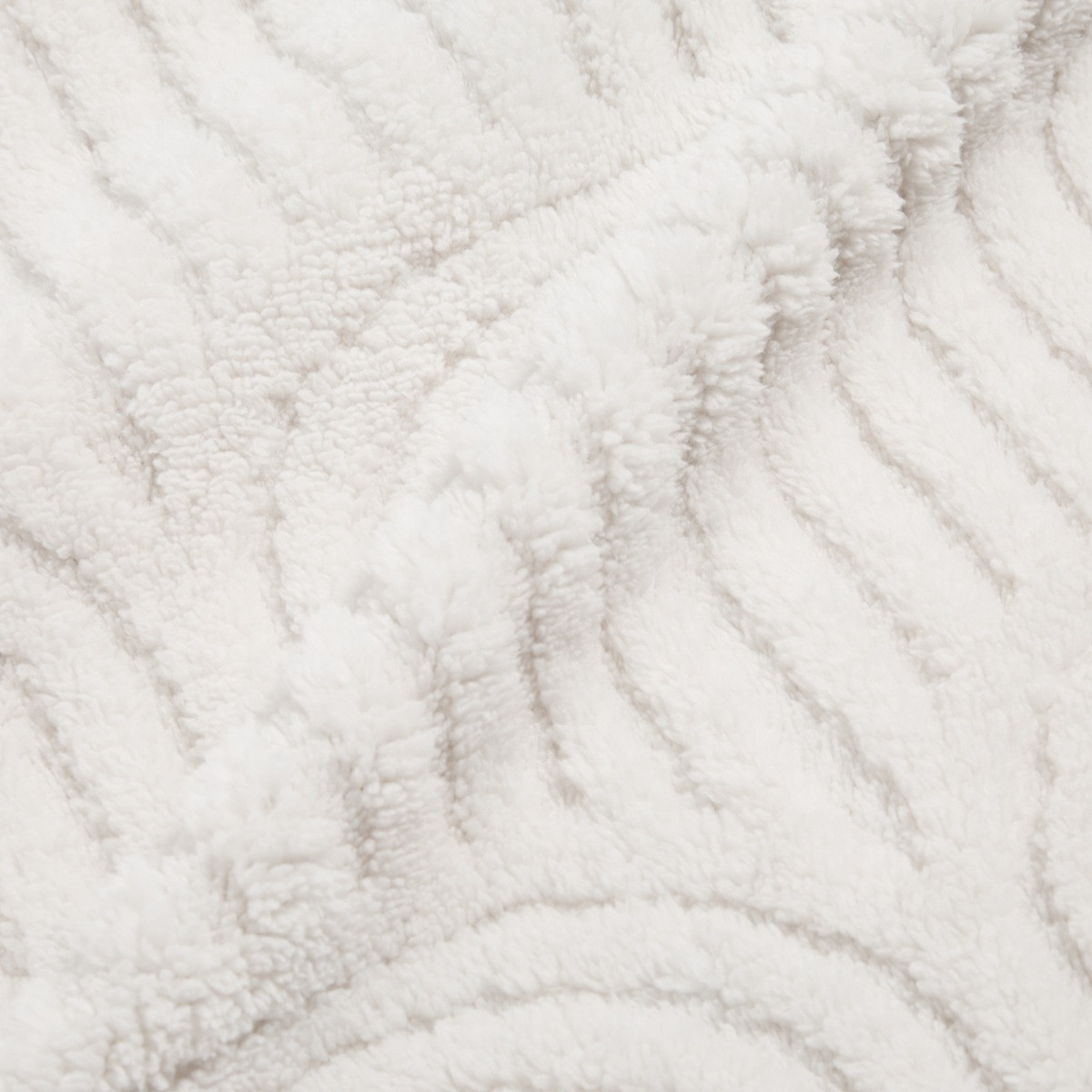 OHS Tufted Arches Teddy Fleece Throw - Stone>