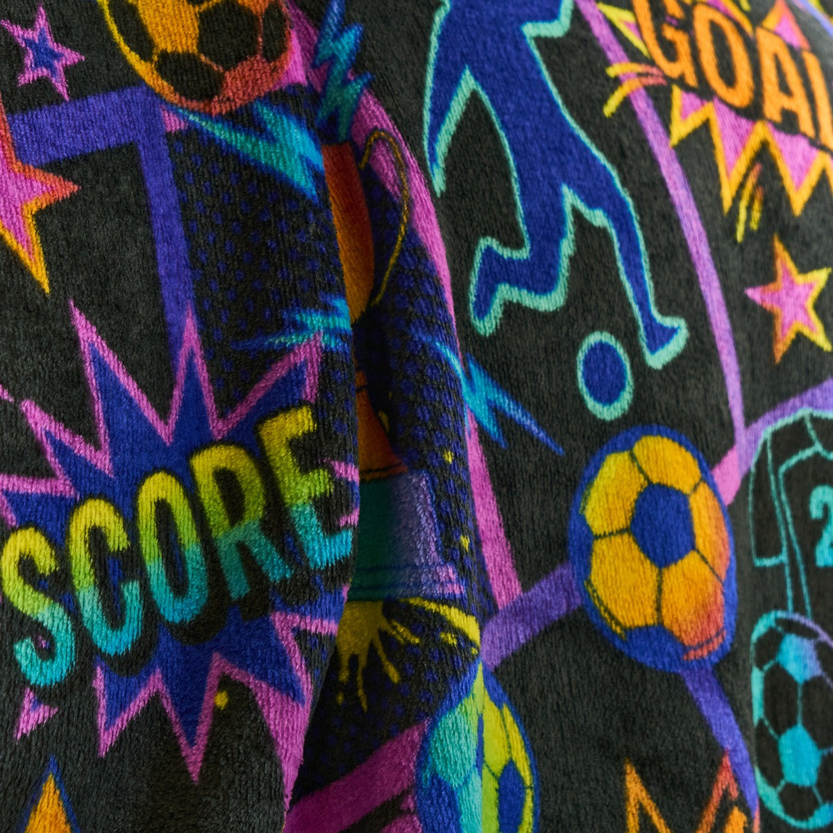 OHS Football Comic Print Fleece Throw - Multi>
