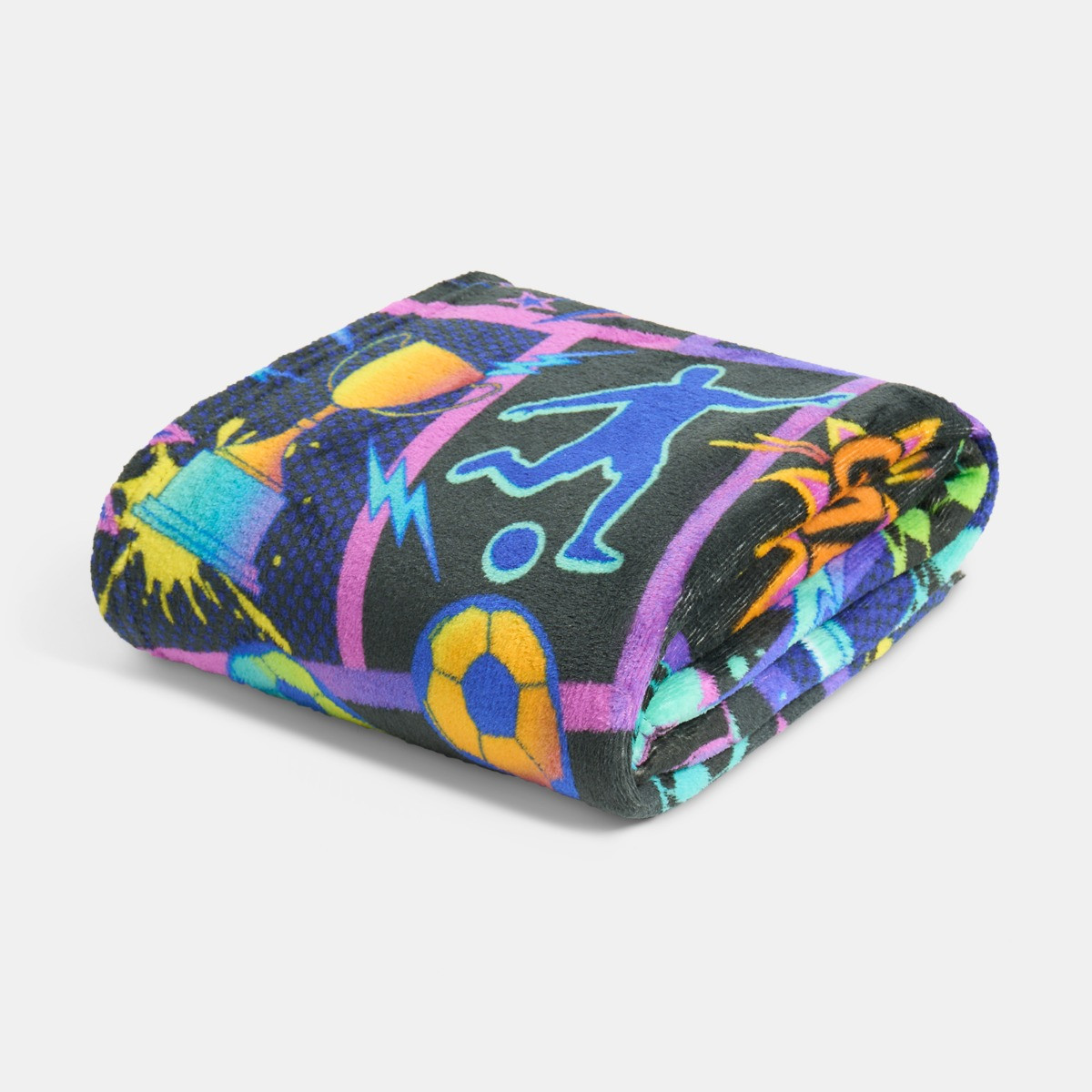 OHS Football Comic Print Fleece Throw - Multi>
