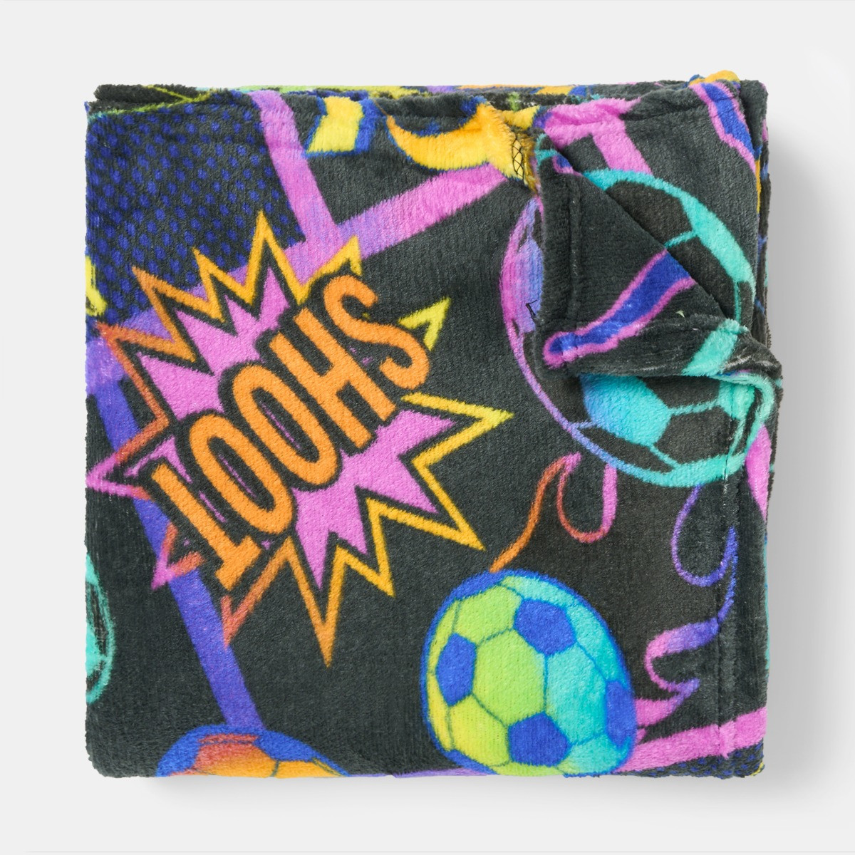OHS Football Comic Print Fleece Throw - Multi>