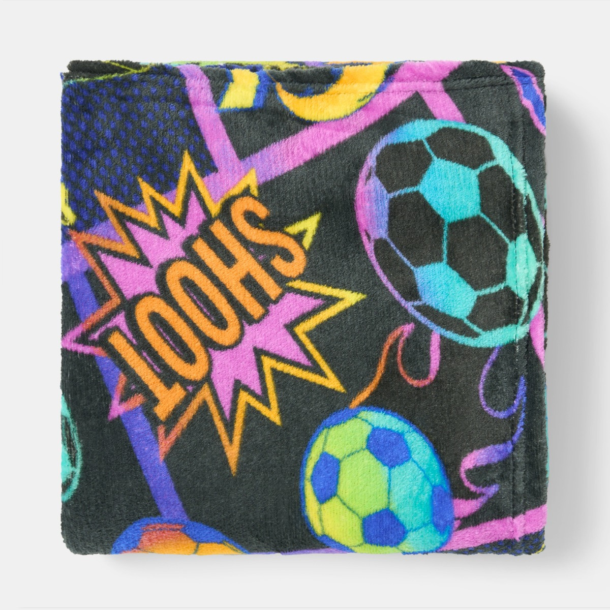OHS Football Comic Print Fleece Throw - Multi>