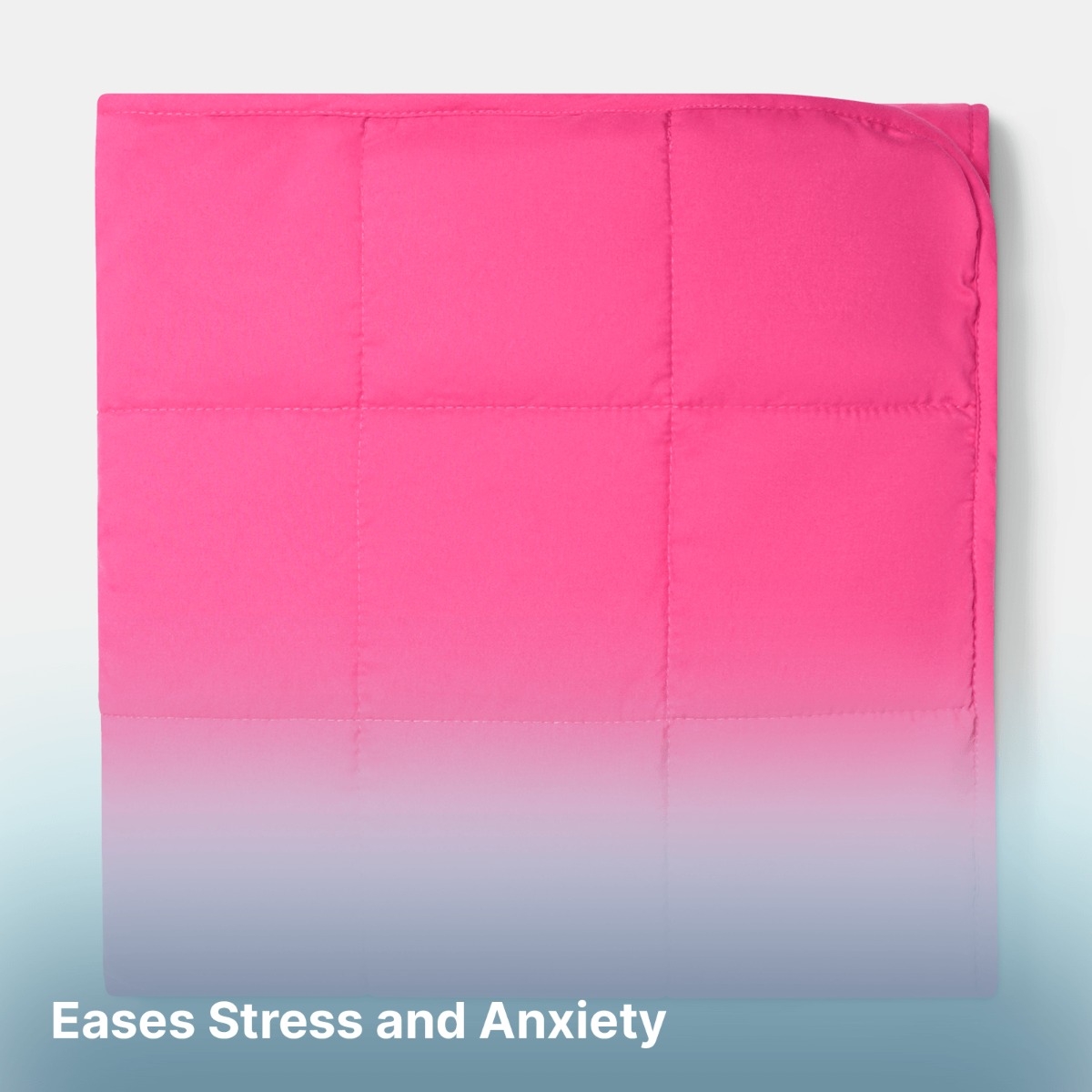 OHS Supersoft Weighted 4kg Blanket, Hot Pink - 125 x 150cm>
