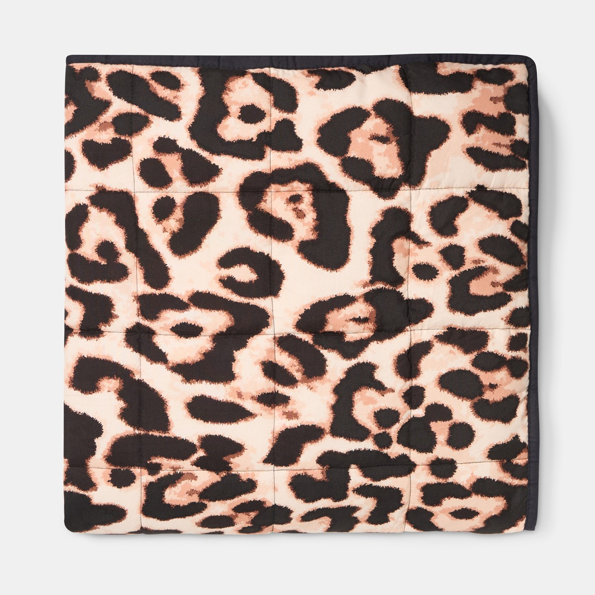 OHS Leopard Print Supersoft Weighted Blanket, Natural - 8kg>