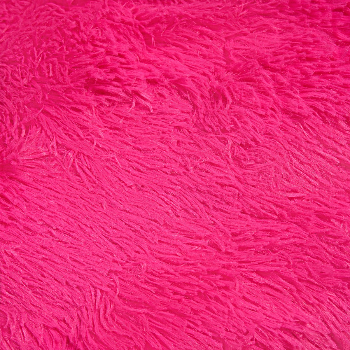 OHS Fluffy Faux Fur Weighted Blanket - Hot Pink>