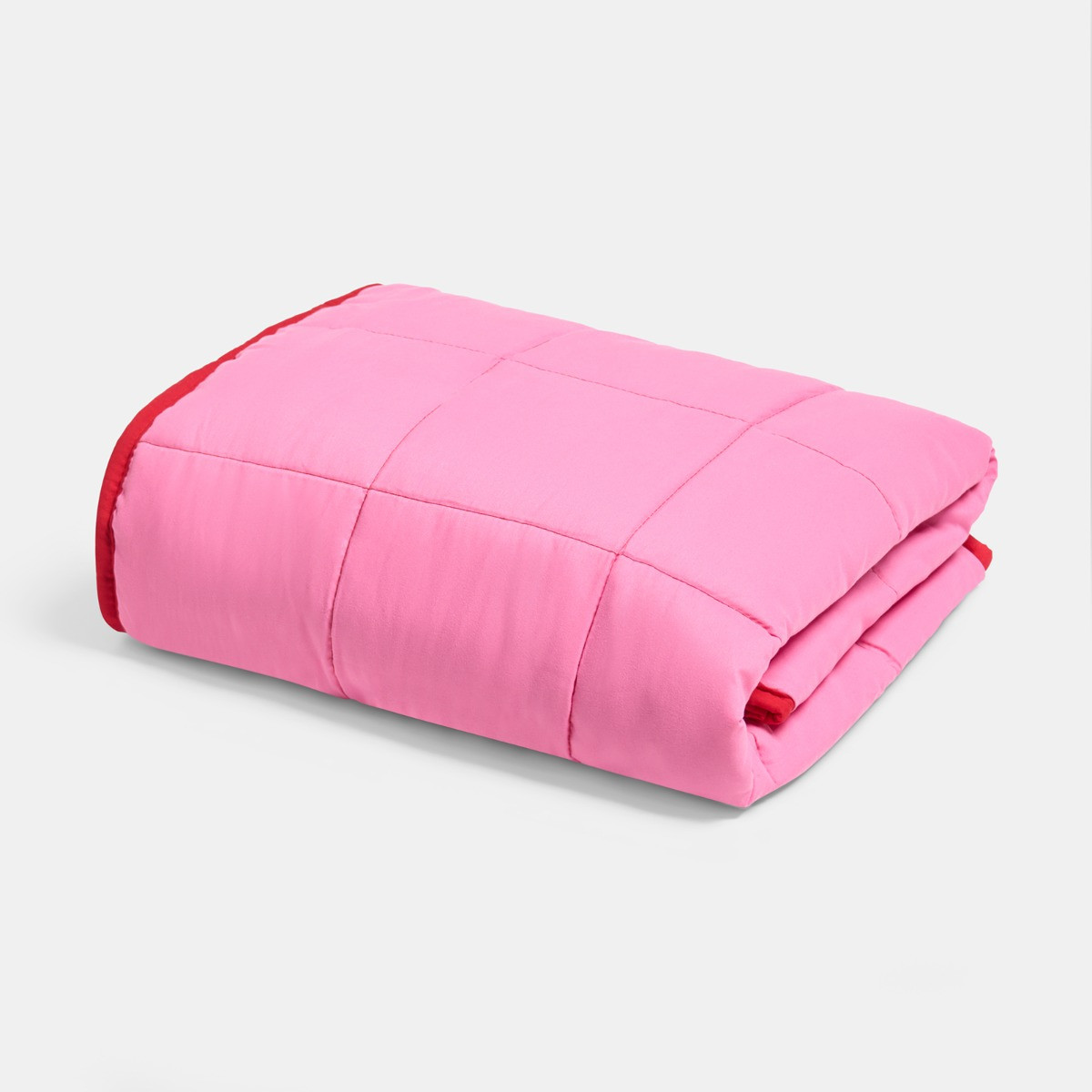 OHS Kids Supersoft Weighted Blanket, Pink/Red - 3kg>