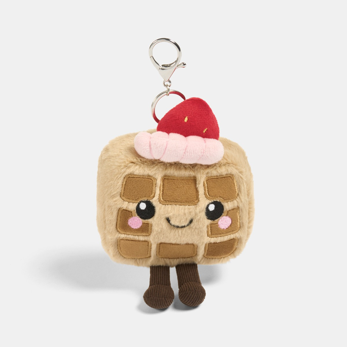 OHS Honey The Waffle Keyring - Natural/Pink>