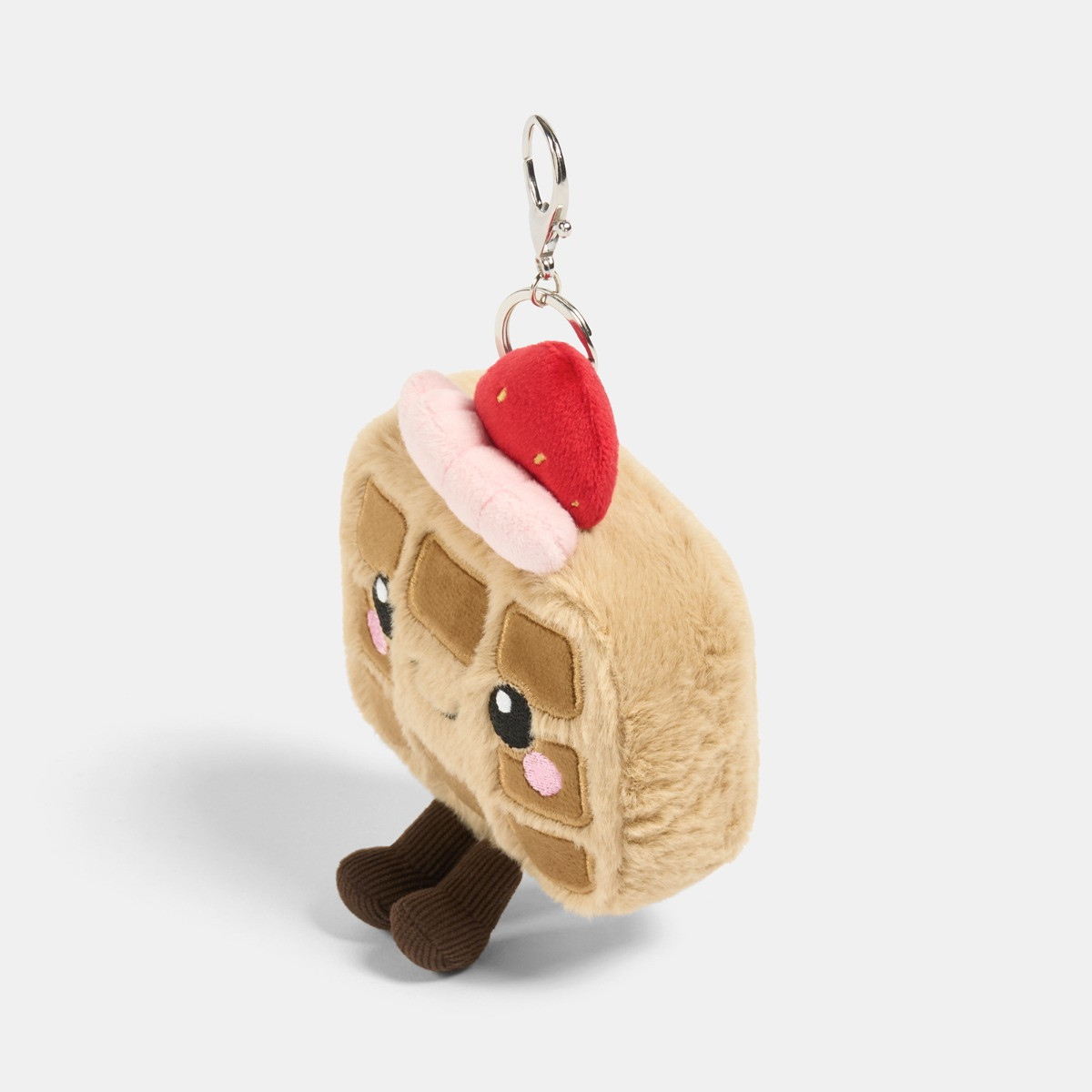 OHS Honey The Waffle Keyring - Natural/Pink>