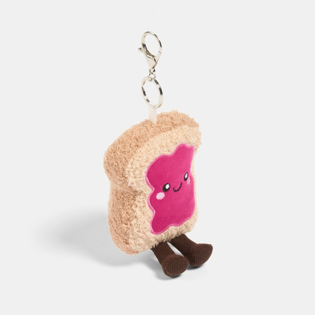 OHS Rosie The Jam Toast Keyring - Hot Pink/Natural>