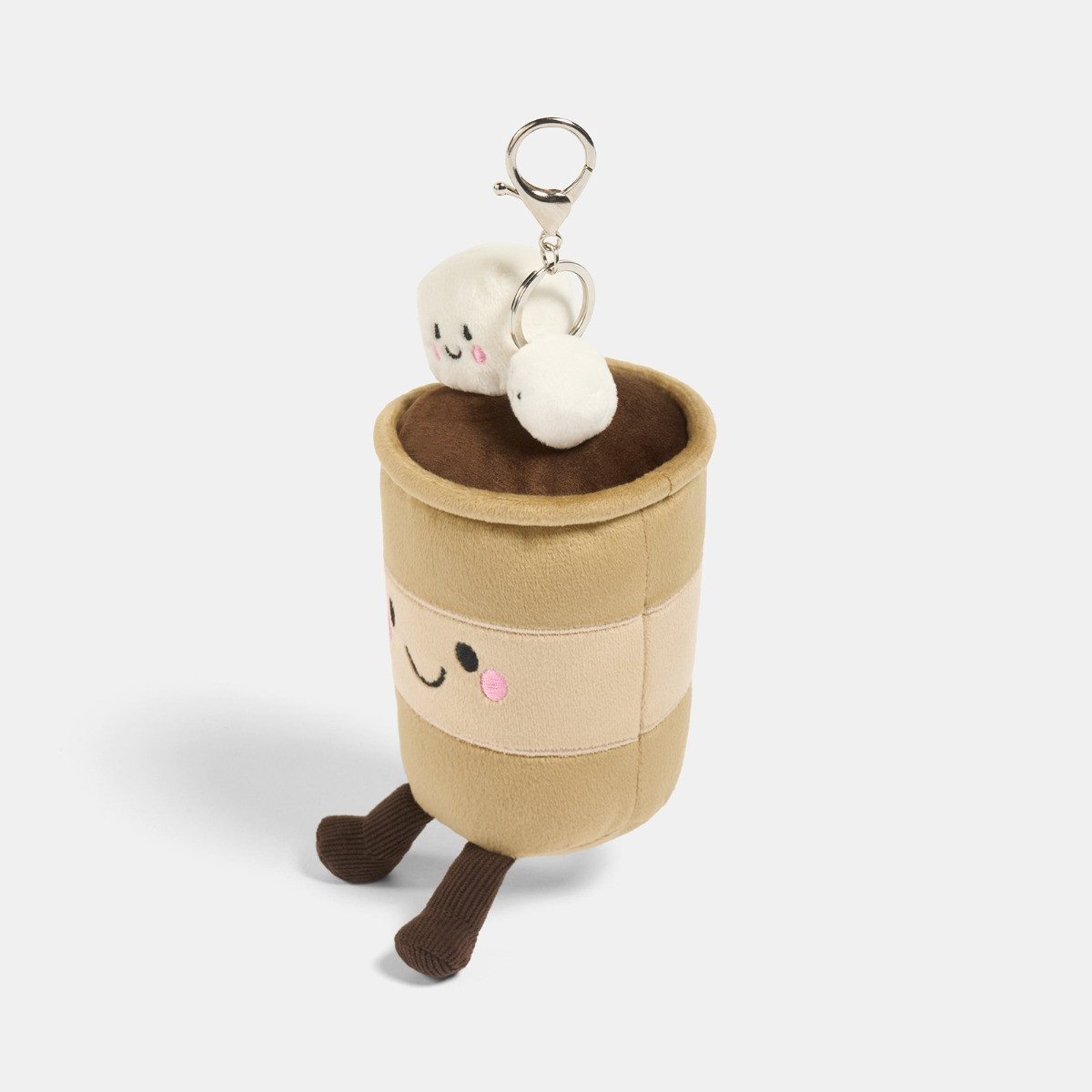 OHS Hugo The Hot Chocolate Keyring - Brown>