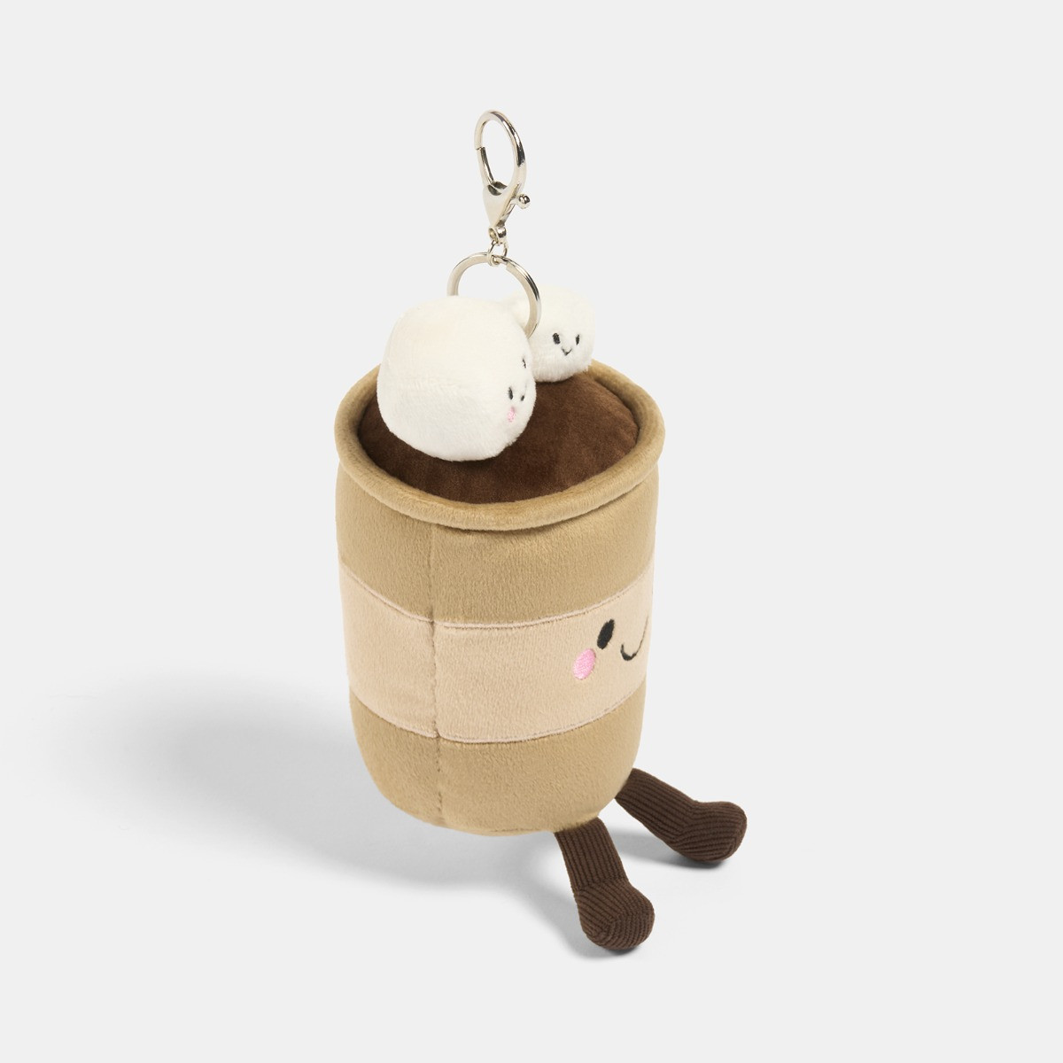 OHS Hugo The Hot Chocolate Keyring - Brown>