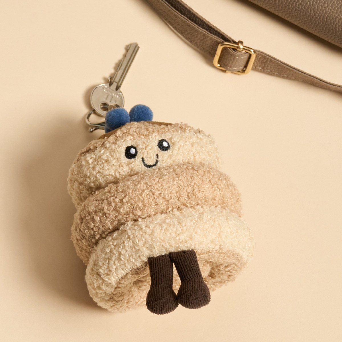 OHS Maple The Blueberry Pancake Keyring - Natural>