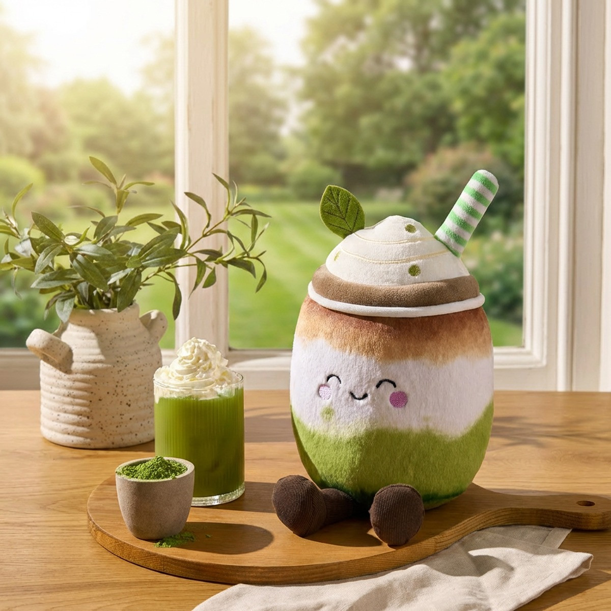 OHS Mandy The Matcha Cushion - Green>