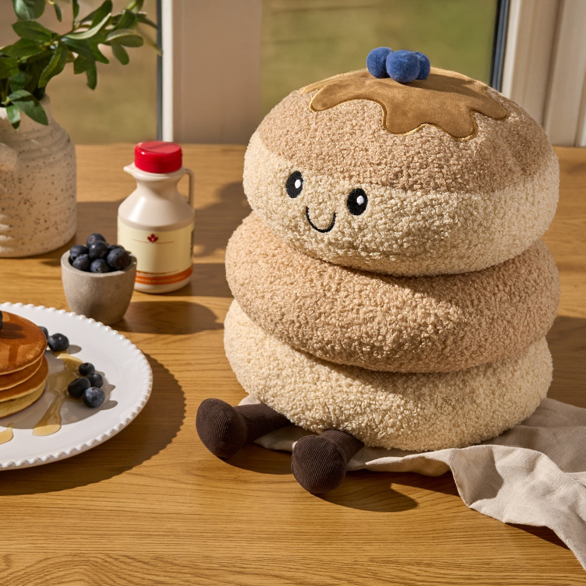 OHS Maple The Blueberry Pancake Cushion - Natural>
