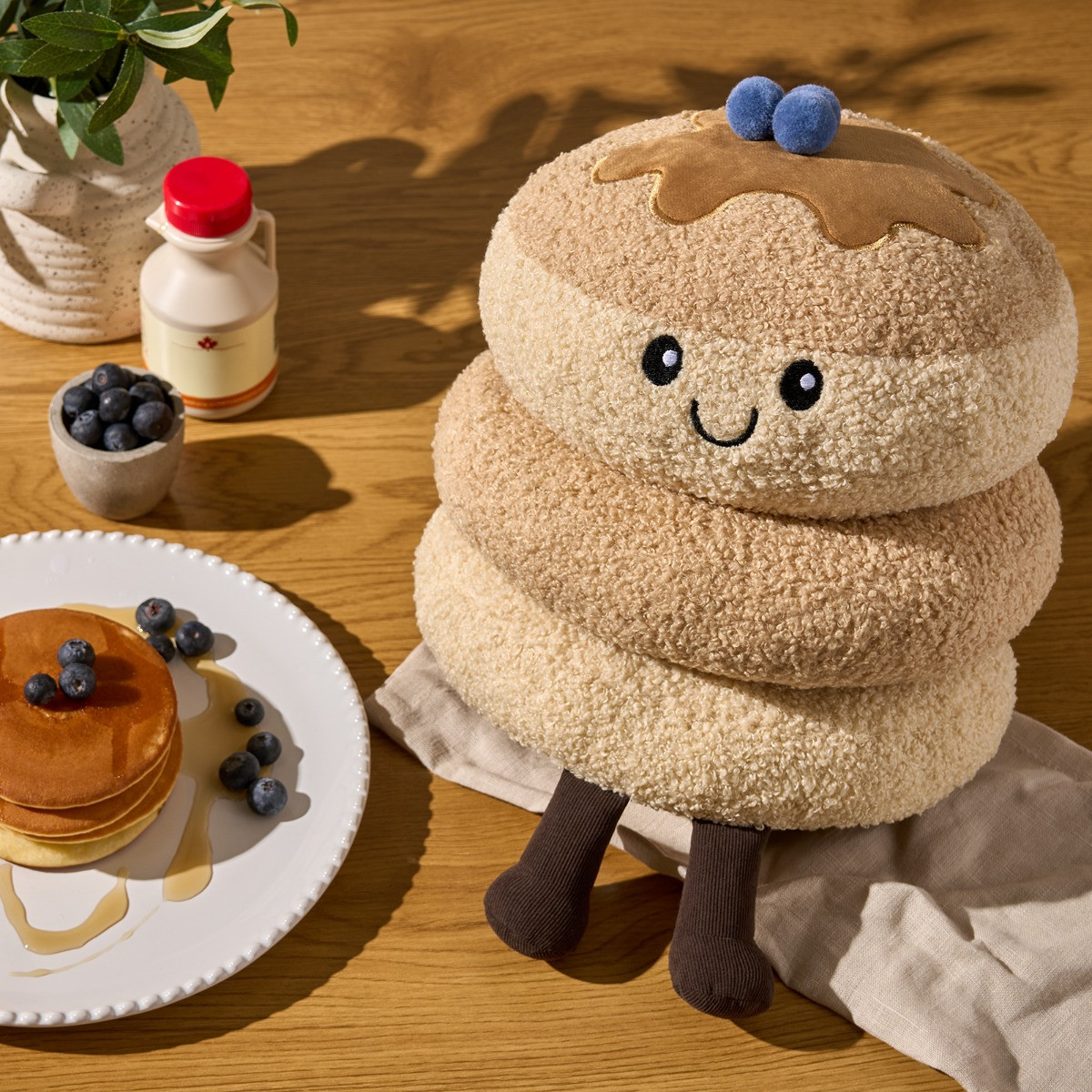 OHS Maple The Blueberry Pancake Cushion - Natural>