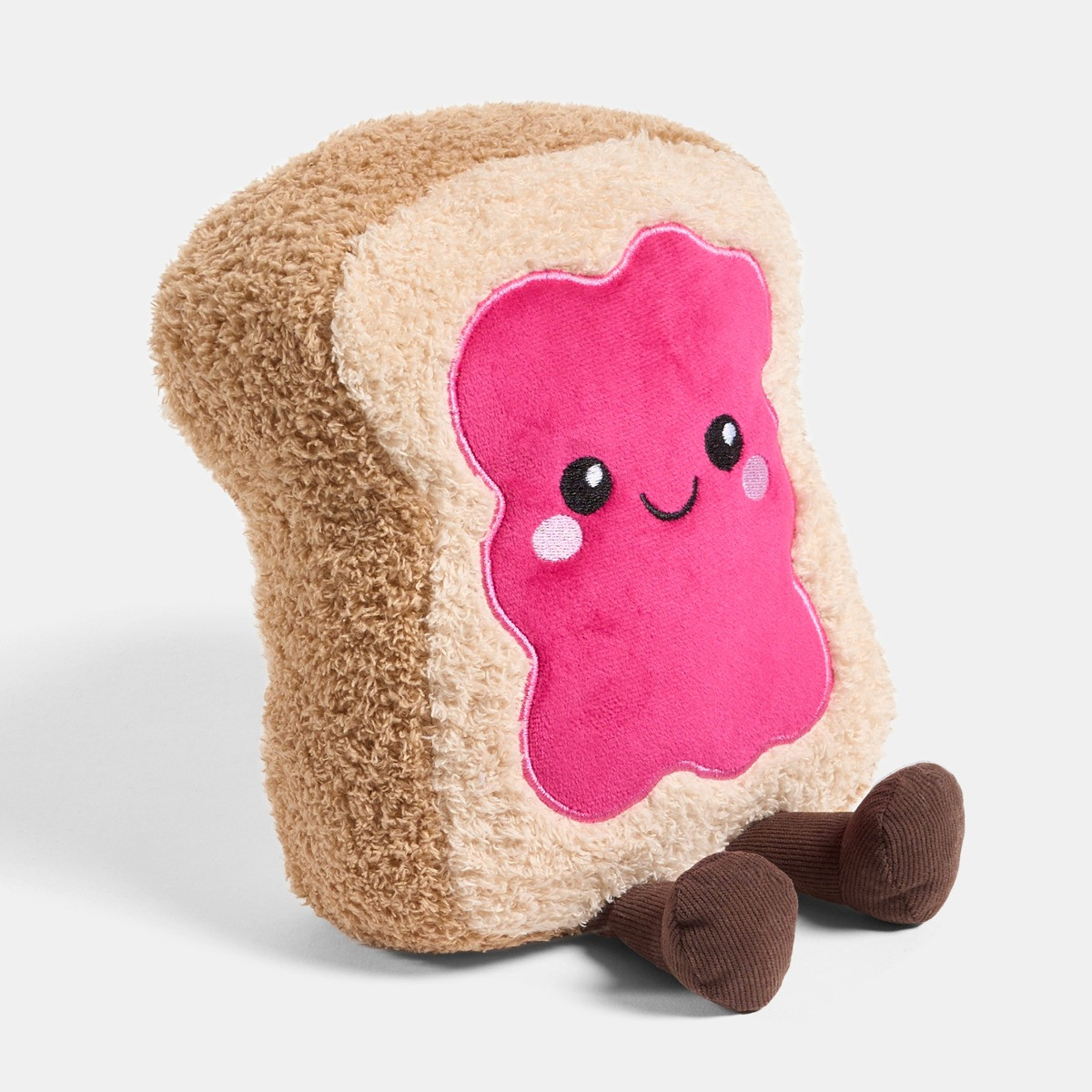 OHS Rosie The Jam Toast Cushion - Hot Pink/Natural>
