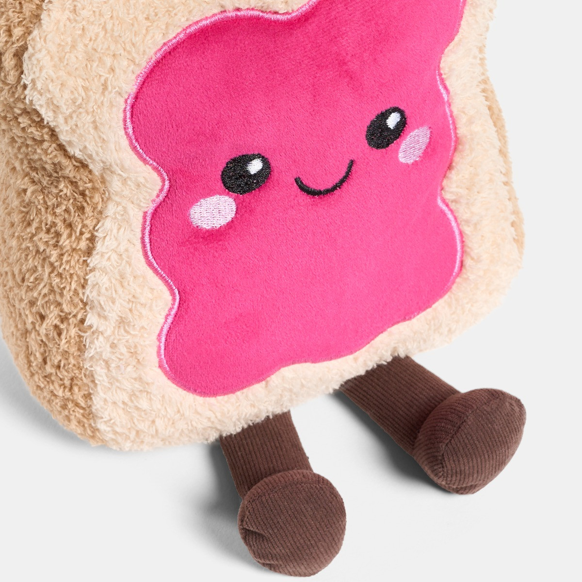 OHS Rosie The Jam Toast Cushion - Hot Pink/Natural>