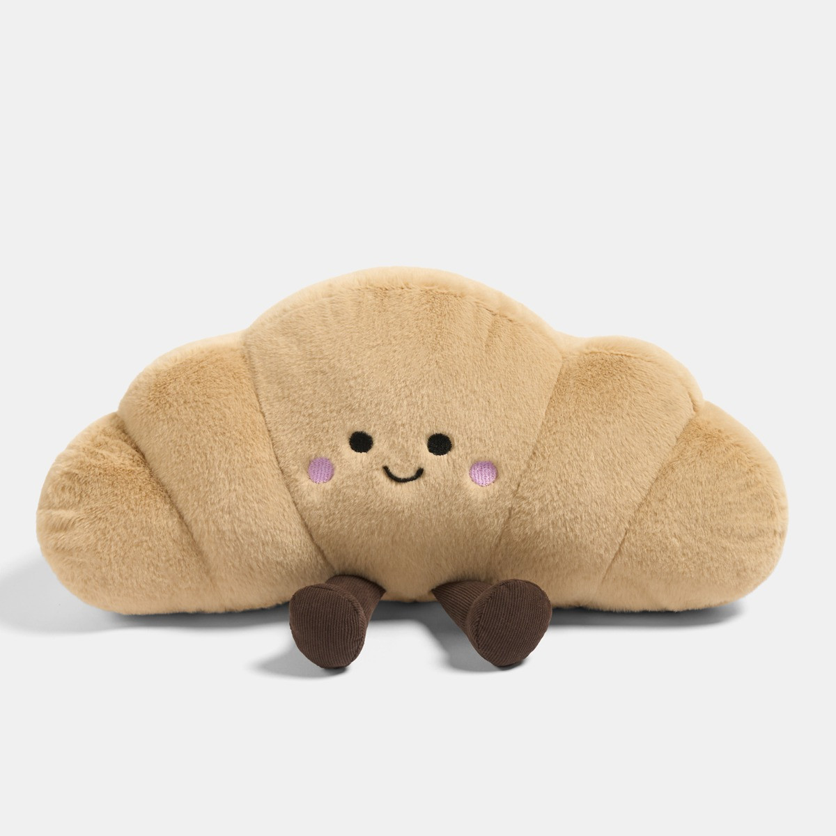 OHS Claude The Croissant Cushion - Brown>