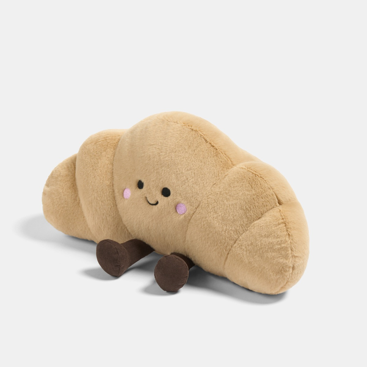 OHS Claude The Croissant Cushion - Brown>