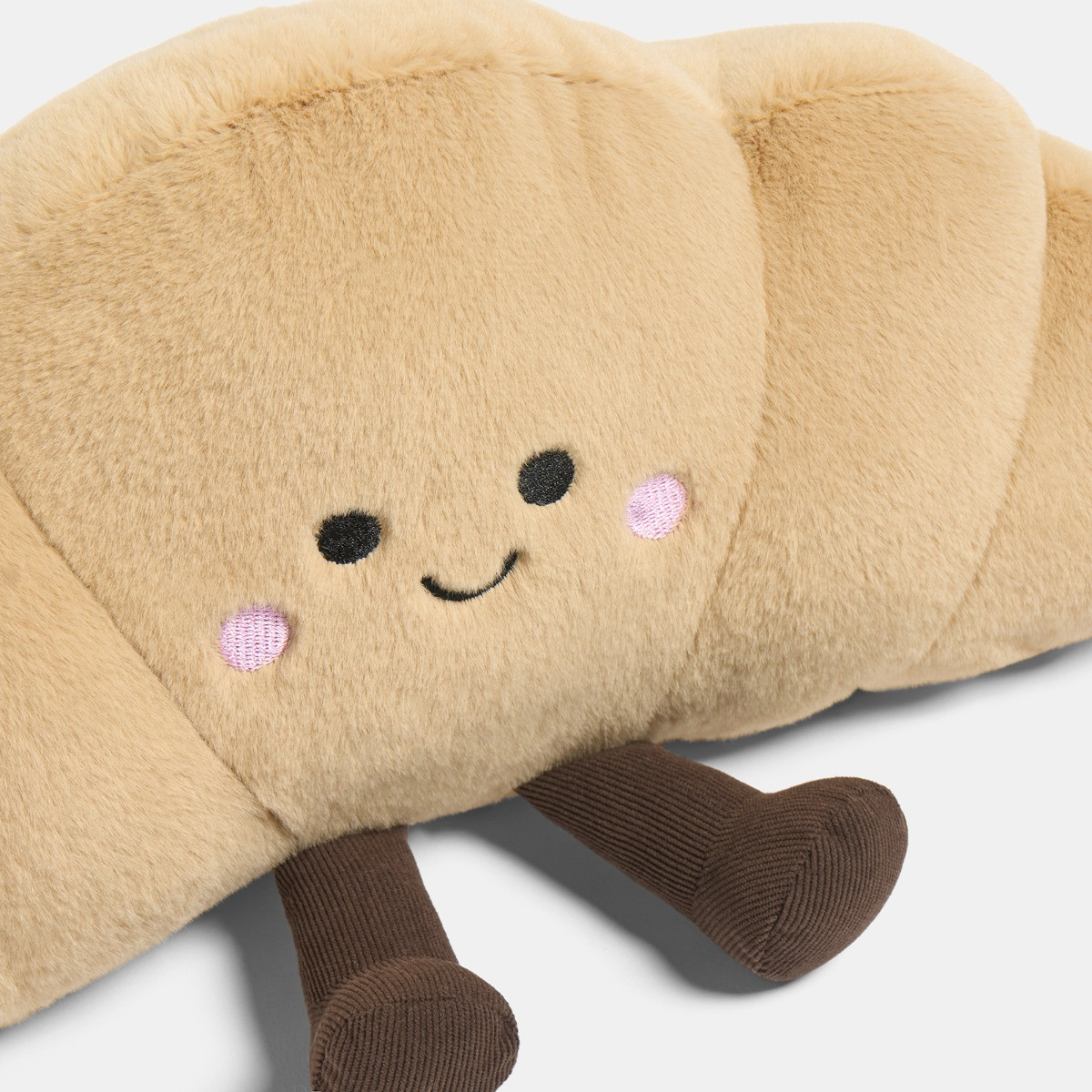 OHS Claude The Croissant Cushion - Brown>