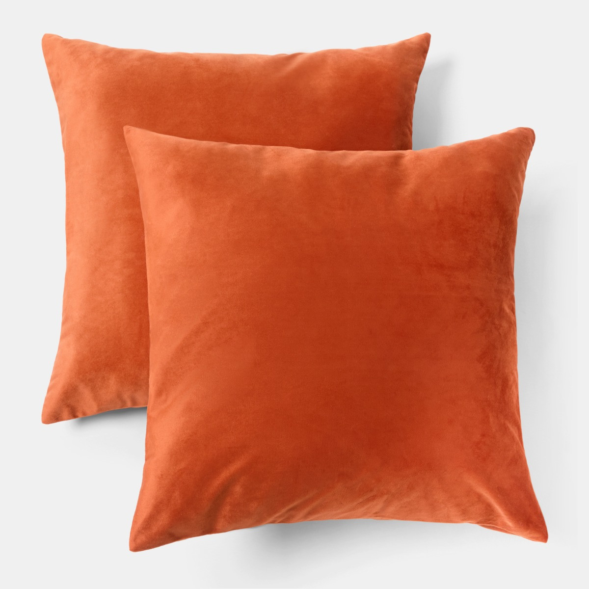 OHS Matte Velvet Cushion Covers - Rust>