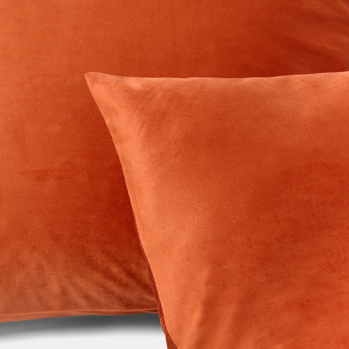 OHS Matte Velvet Cushion Covers - Rust>