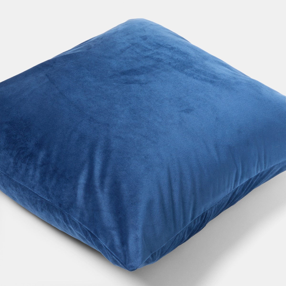 OHS 2 Pack Matte Velvet Cushion Covers, Navy - 45 x 45cm>