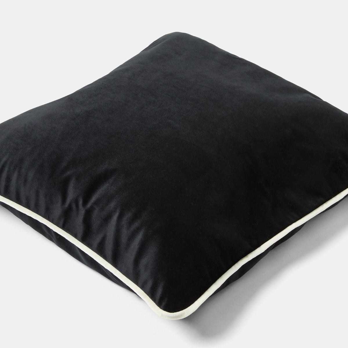 OHS Matte Velvet Piped Edge Cushion Covers - Monochrome>