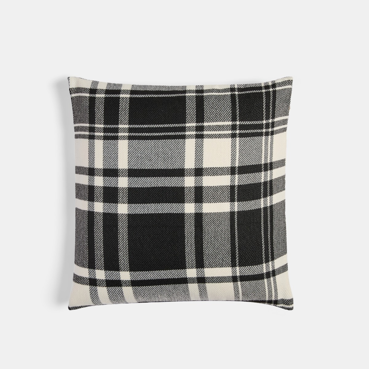 OHS Woven Check Cushion Covers - Monochrome>