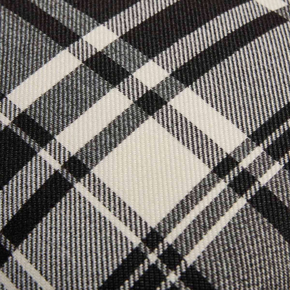 OHS Woven Check Cushion Covers - Monochrome>