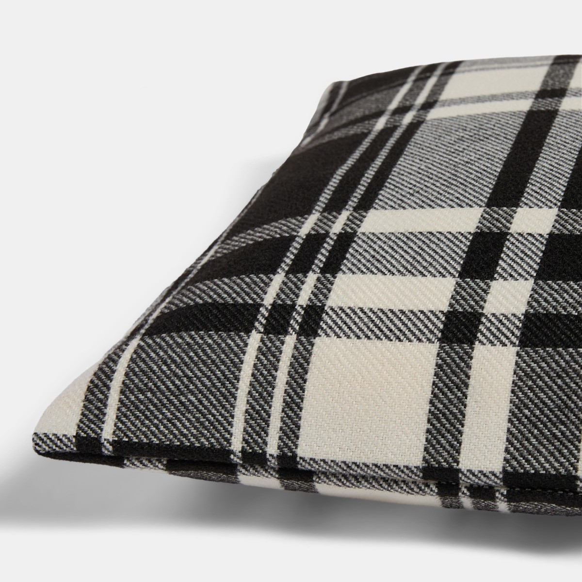OHS Woven Check Cushion Covers - Monochrome>