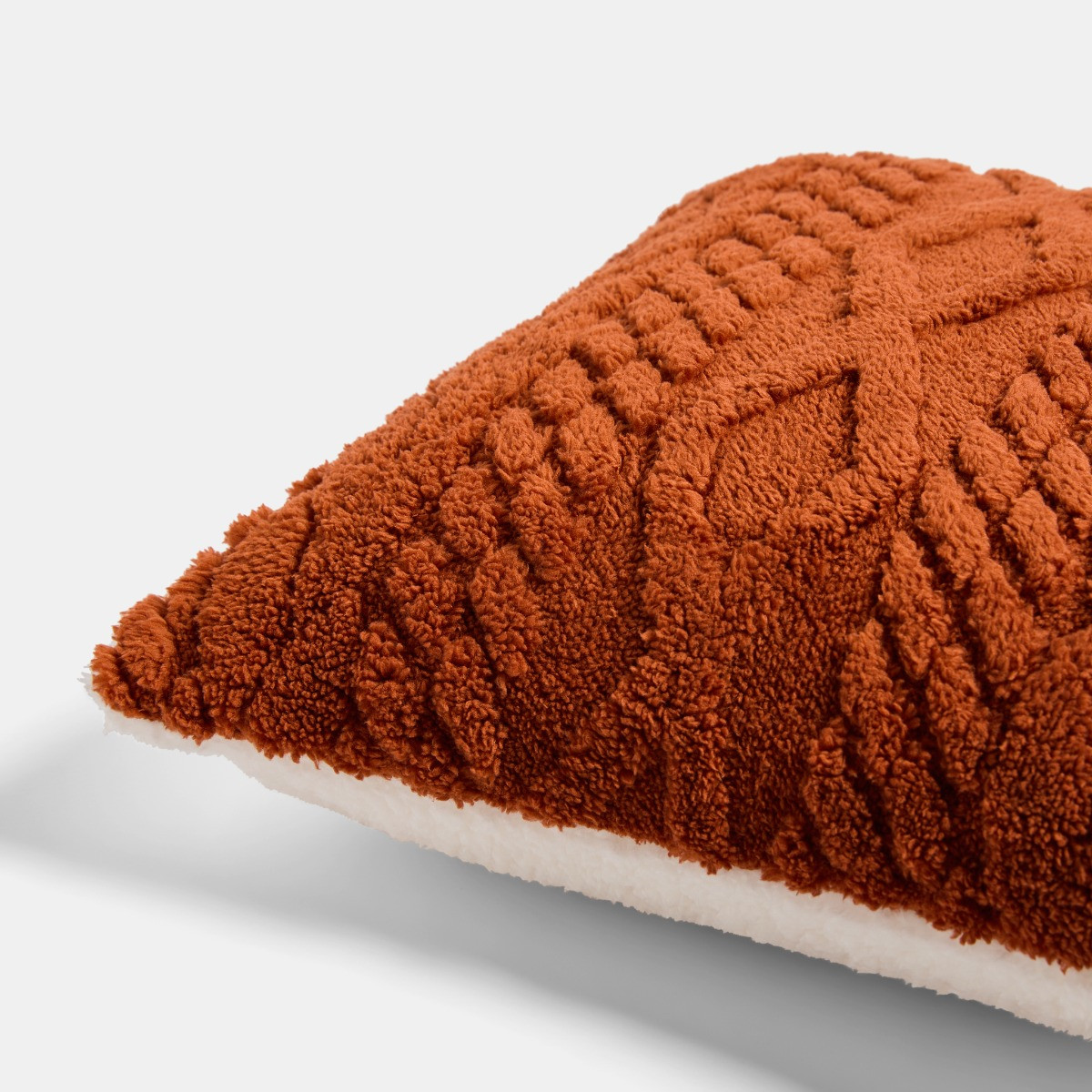OHS Cable Knit Cushion Covers - Rust>