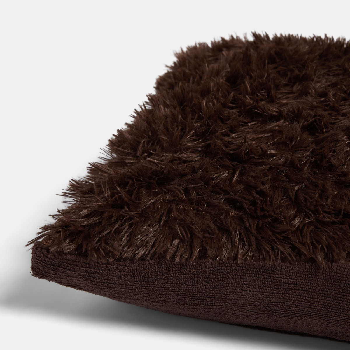 OHS Fluffy Cushion Covers - Chocolate>