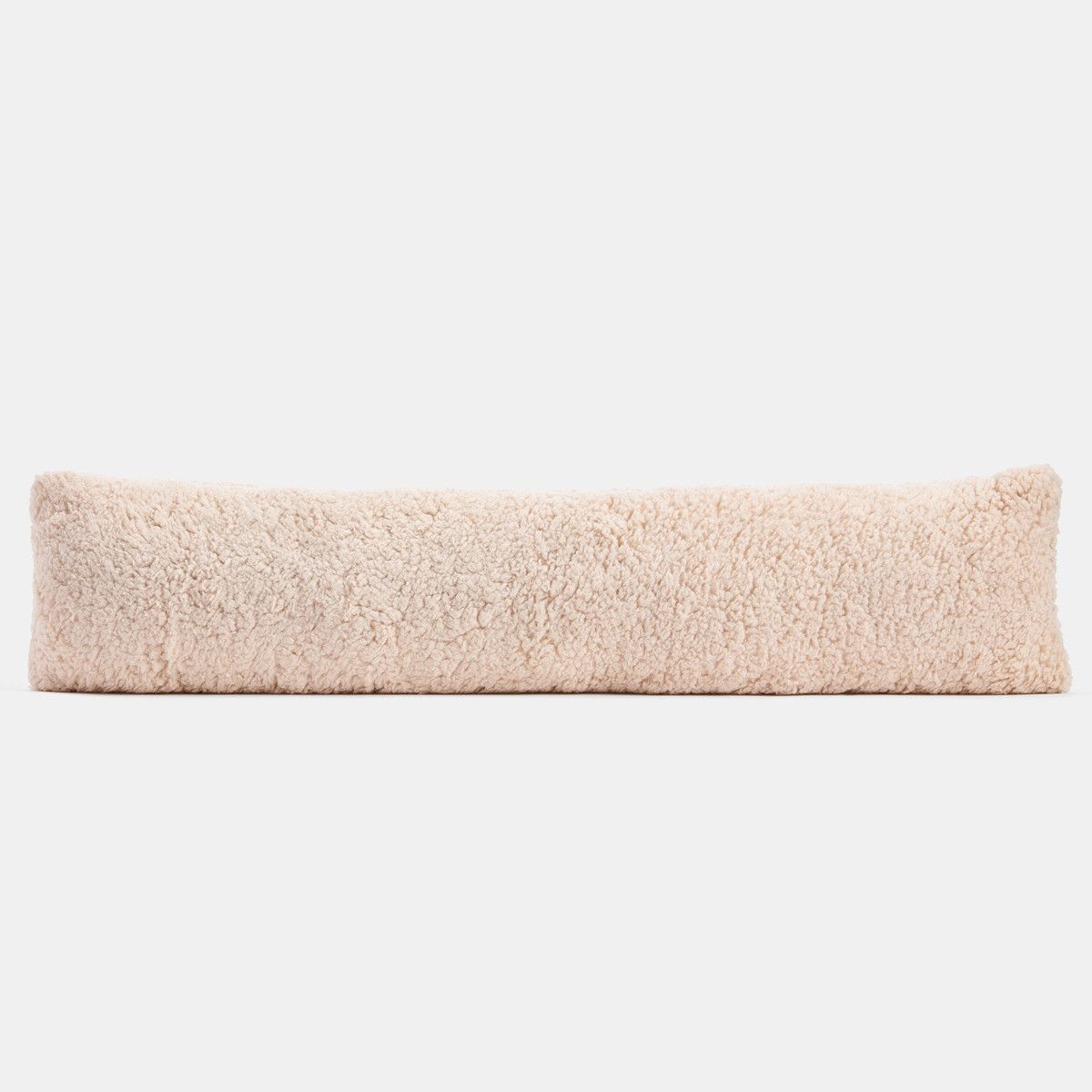 OHS Teddy Fleece Draught Excluder - Natural>