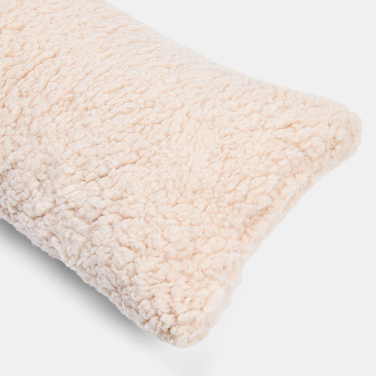 OHS Teddy Fleece Draught Excluder - Natural>