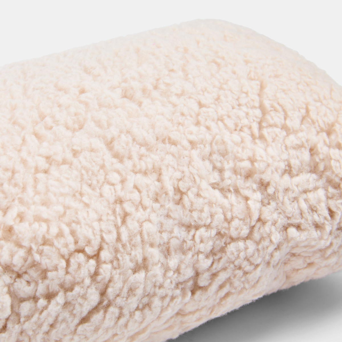 OHS Teddy Fleece Draught Excluder - Natural>