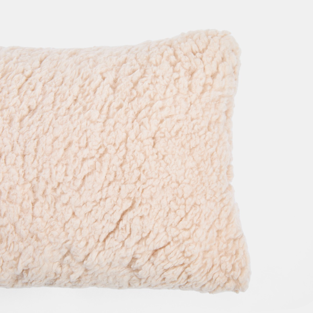 OHS Teddy Fleece Draught Excluder - Natural>
