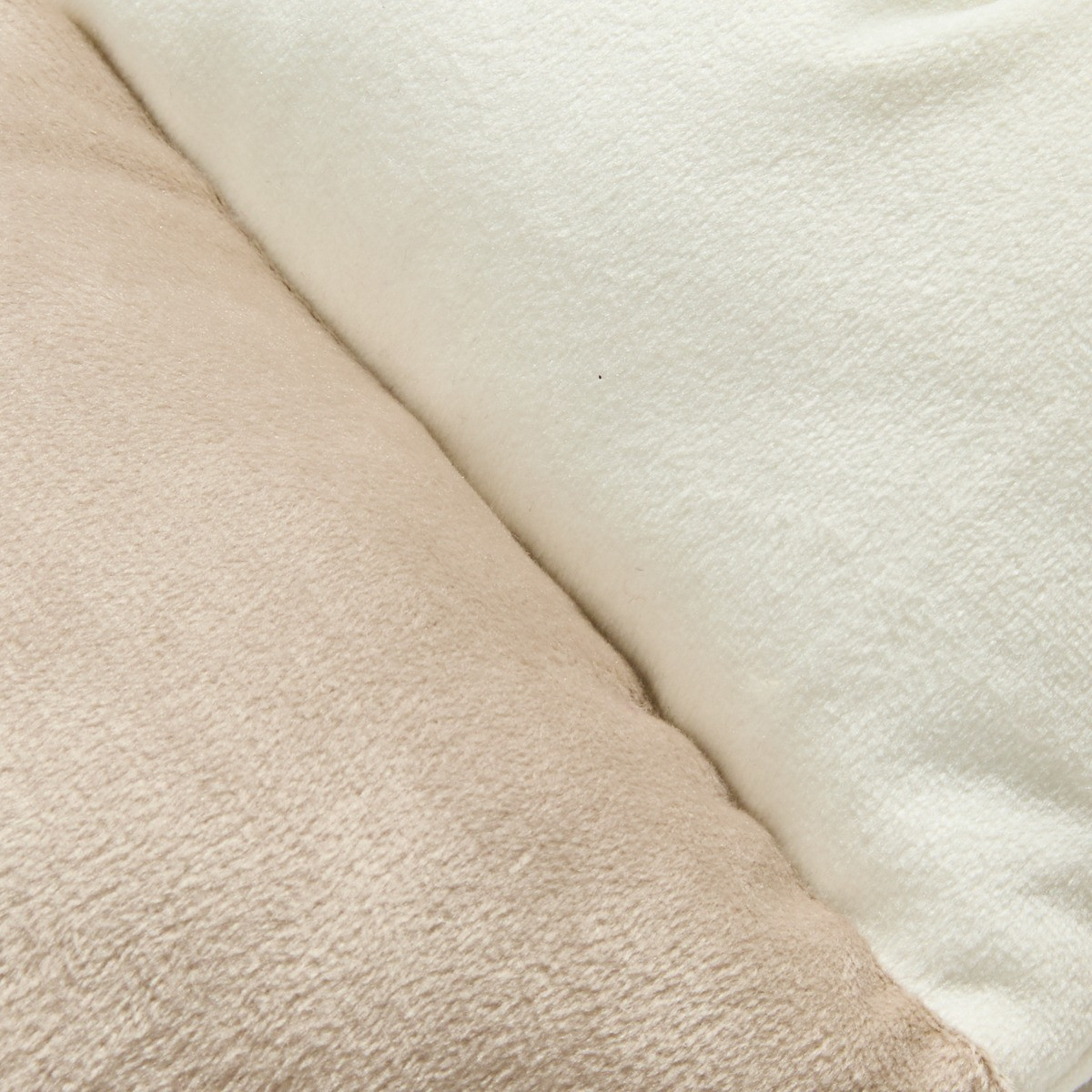 OHS Bow Shaped Draught Excluder - Natural/White>