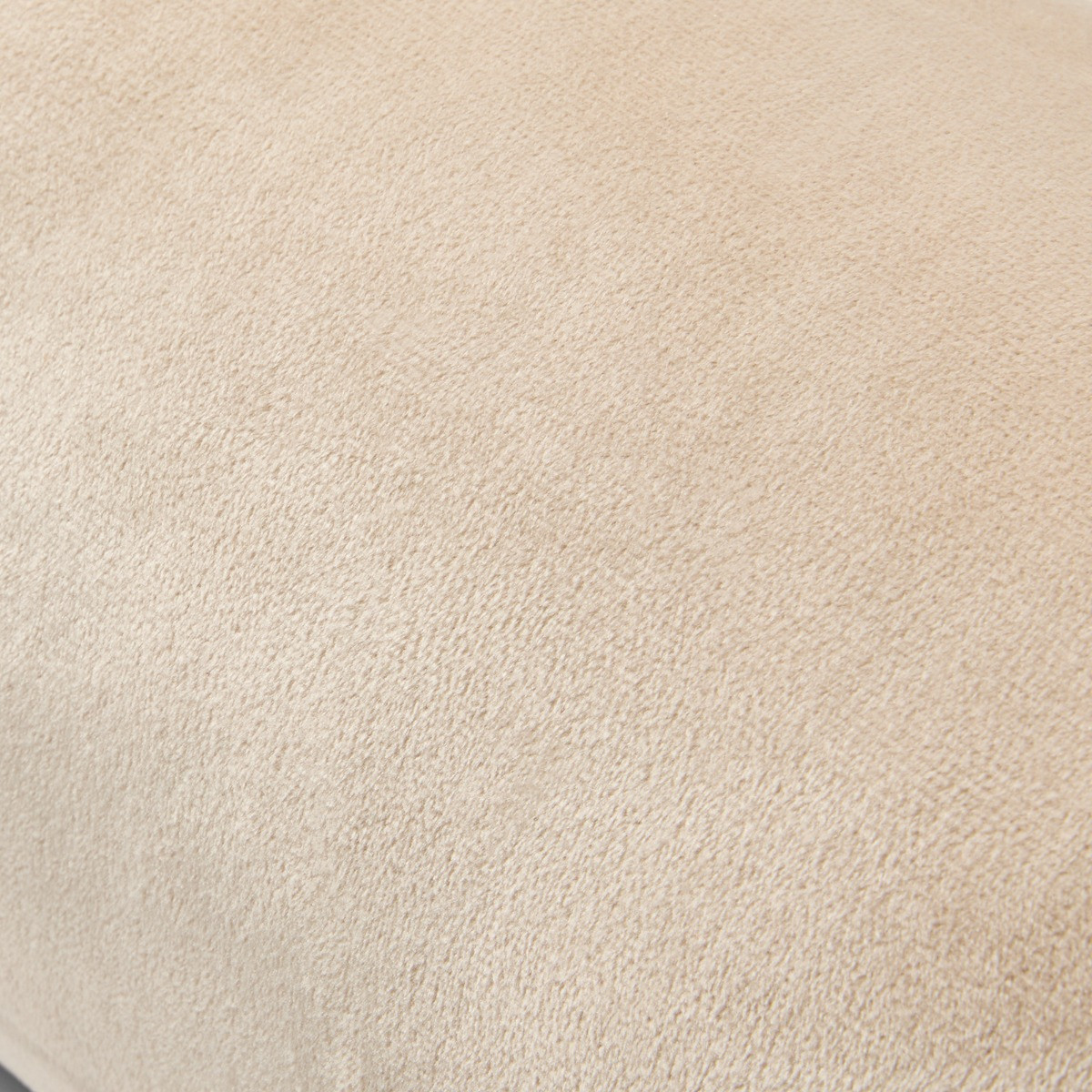 OHS Matte Velvet Bolster Cushion - Natural/Cream>