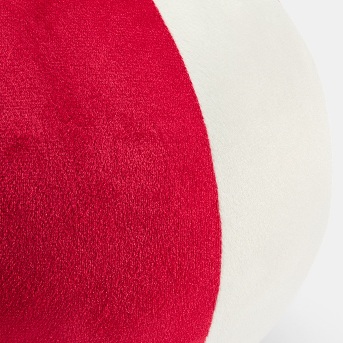 OHS Bauble Shaped Cushion - Red/White>